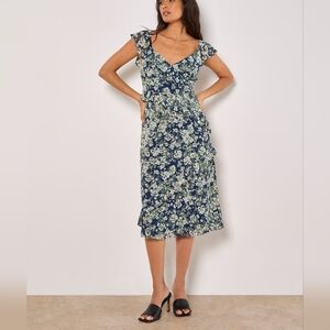 Watercolor Floral Dress